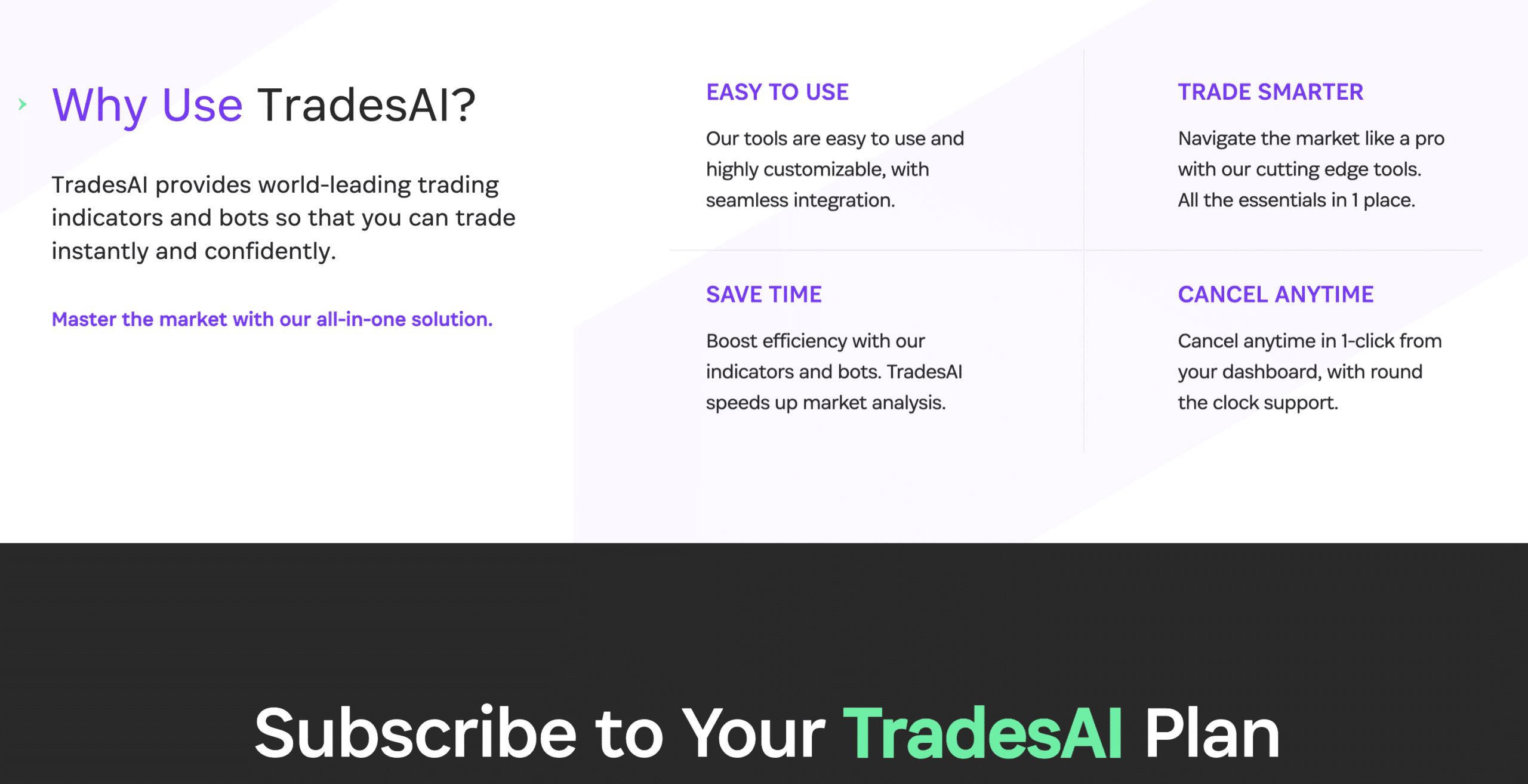 TradesAI Forex Trading Signals and Telegram Forex Signals
