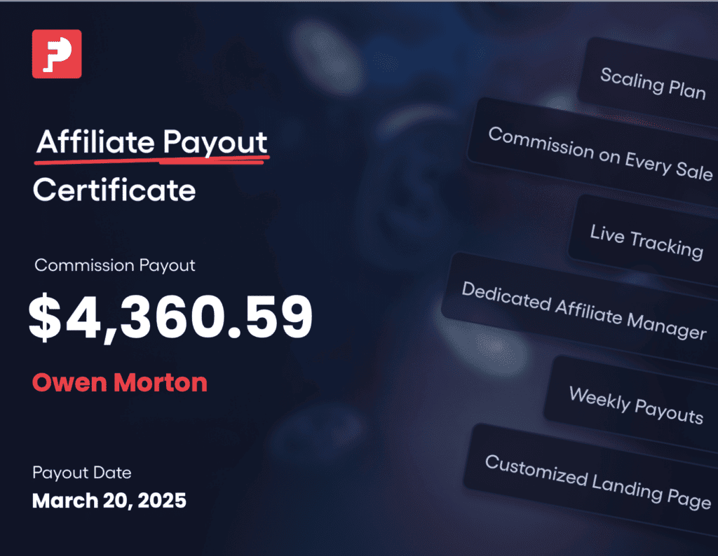 affiliate payout funderpro